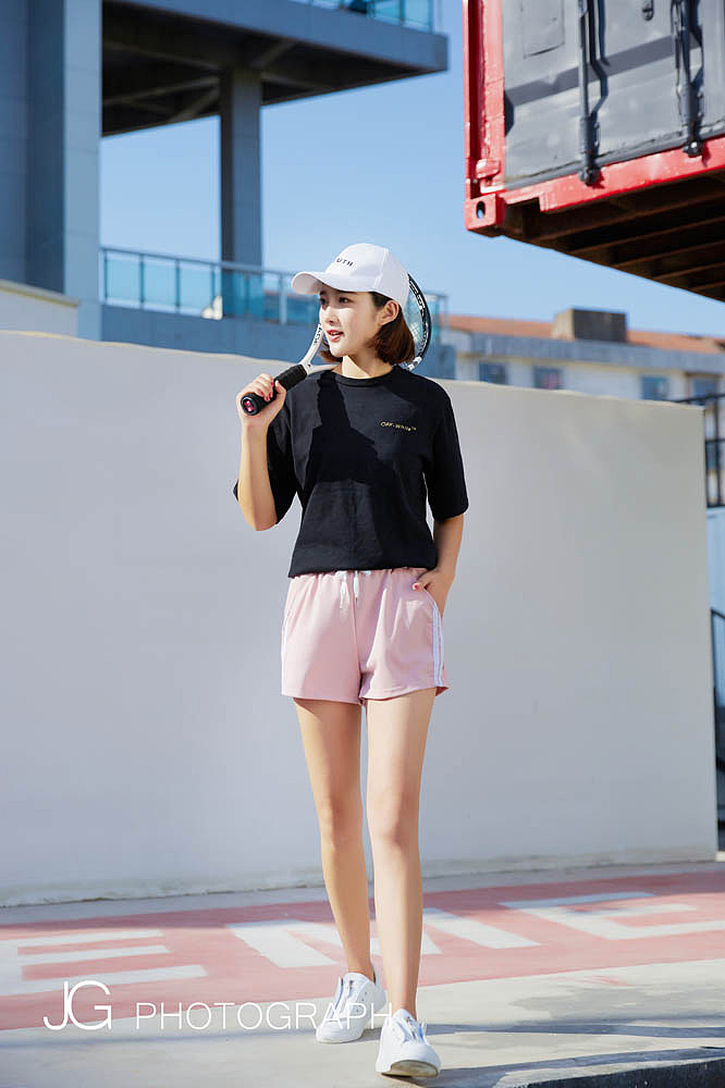 休闲运动短裤拍摄