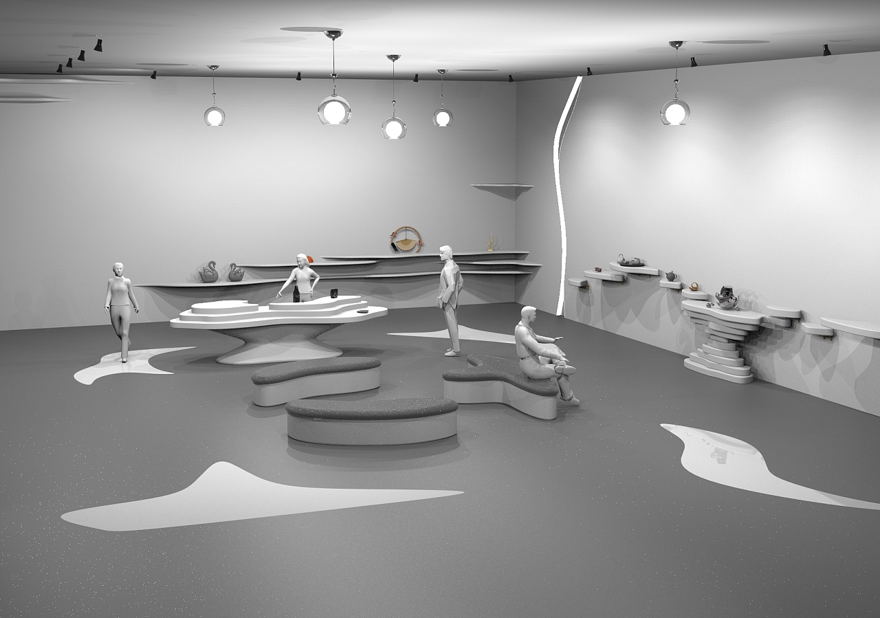 作品集——毕业展展区设计