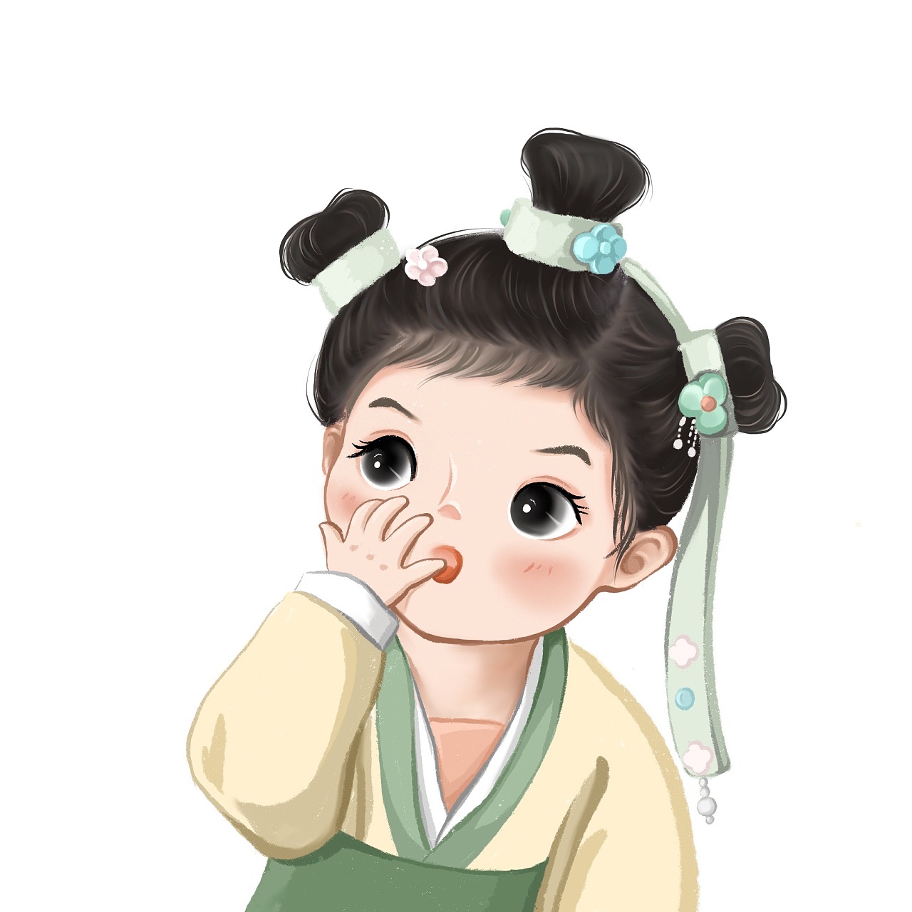 古代少女画像小作