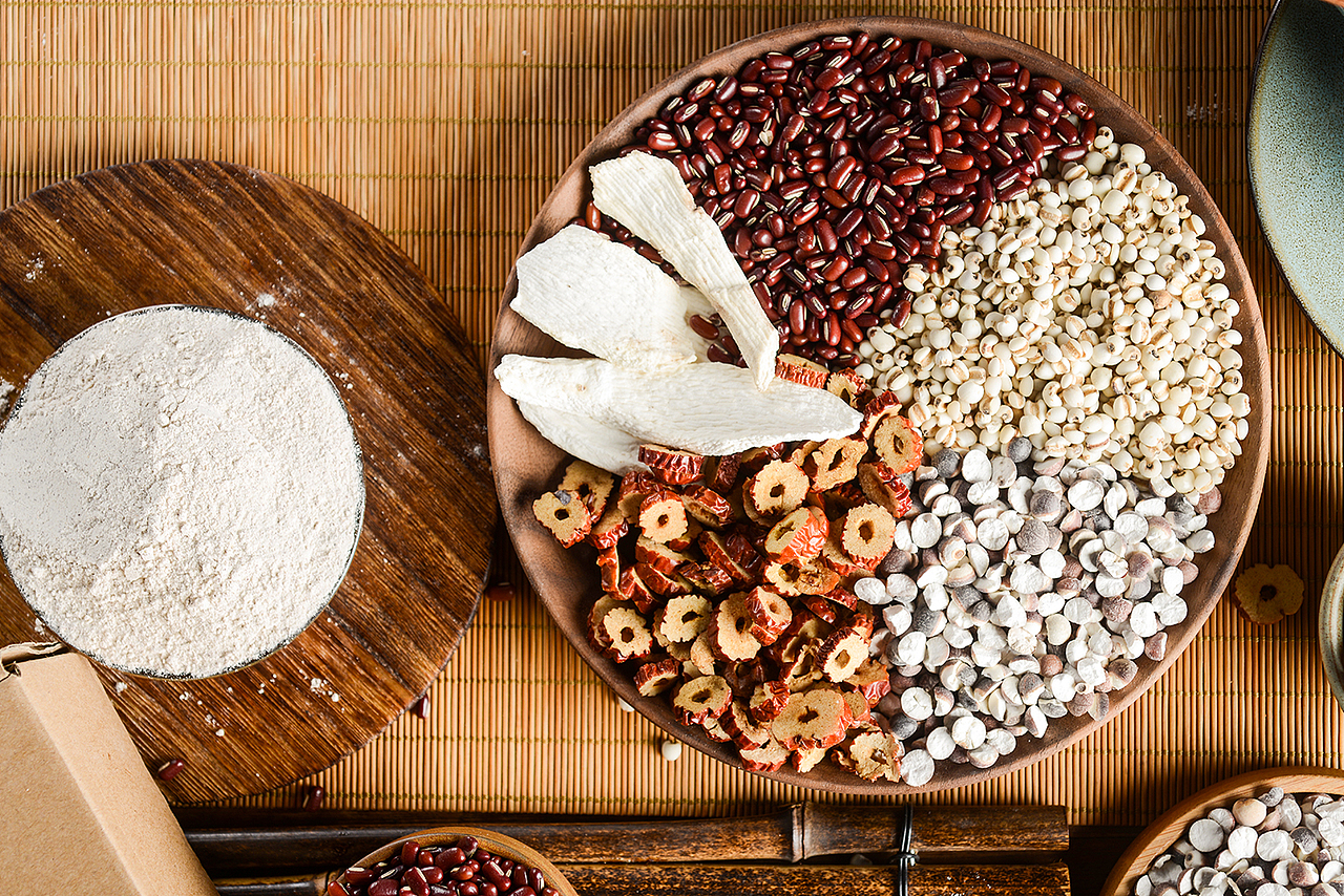 铁棍山药红豆薏米粉 五谷代餐粉（图ZODk5OTI1NjQ=） - 产品摄影 - 站酷设计师玟玟原创素材 - 站酷ZCOOL