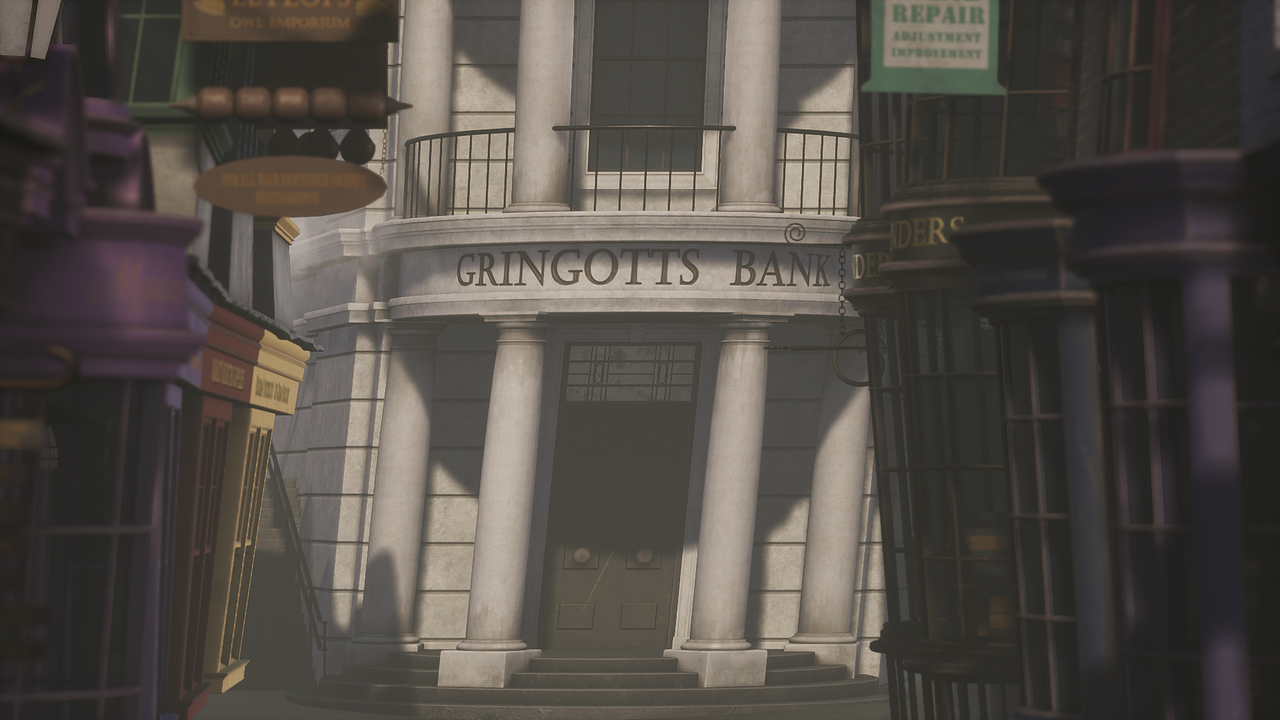 cg建模哈利波特对角巷