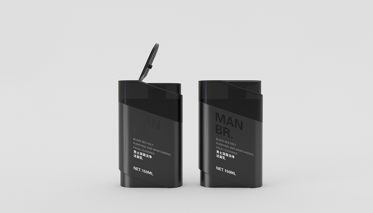 男士包装设计 洗面奶 洗发水 护发素 沐浴露设计