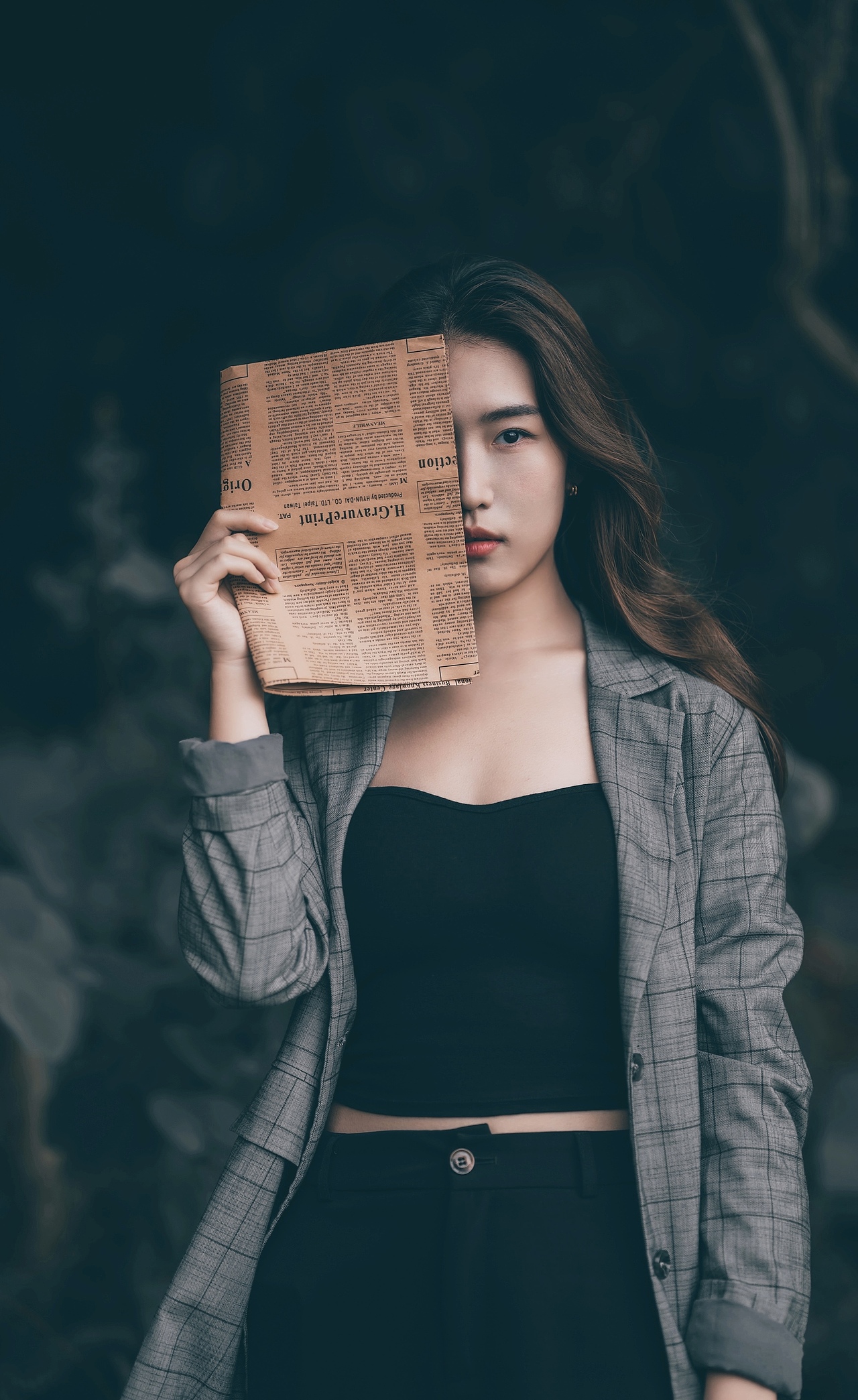 时尚杂志人像摄影