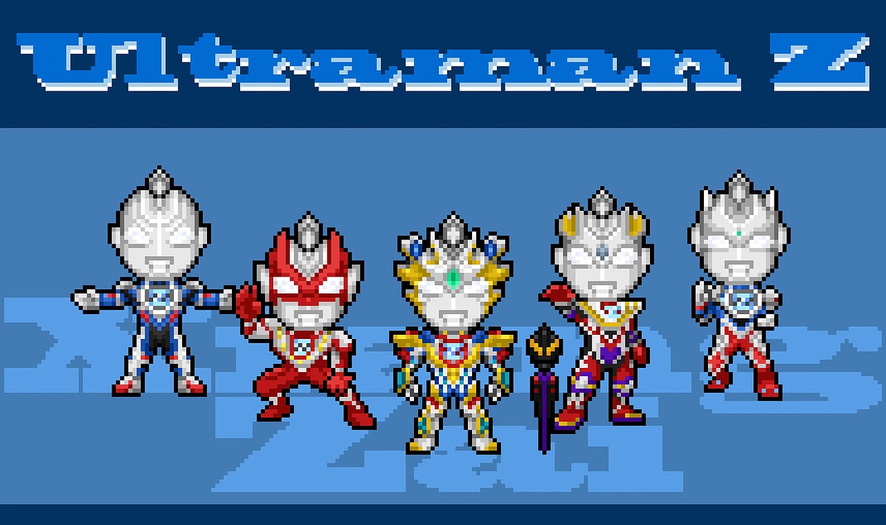 泽塔奥特曼 像素画