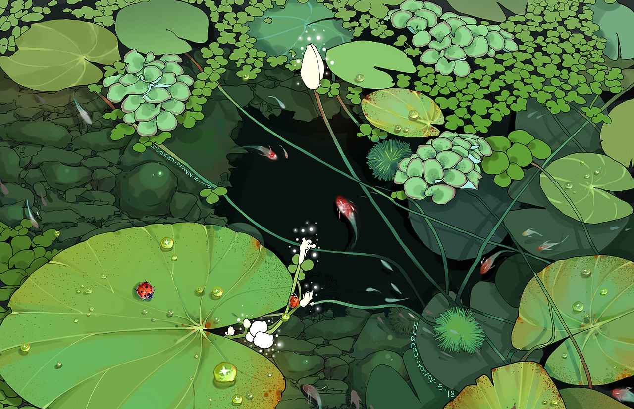 五月份绿植插画系列合集（图ZMzAzNjA1NjM2） - 商业插画 - 站酷设计师猫吃鱼不吐刺儿原创素材 - 站酷ZCOOL