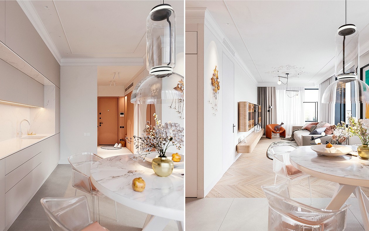 85平简约欧式 混搭风格!