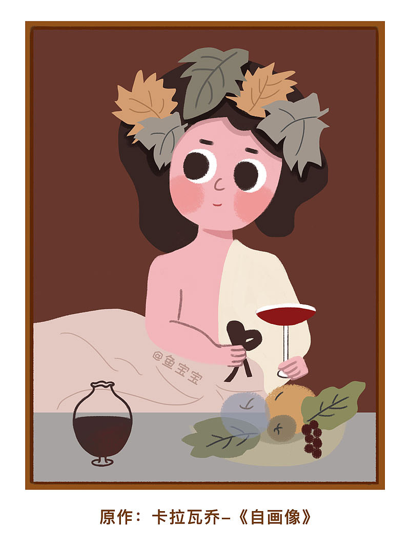 名画转插画系列（图ZMjI3ODQxOTMy） - 创作习作 - 站酷设计师鱼插画原创素材 - 站酷ZCOOL