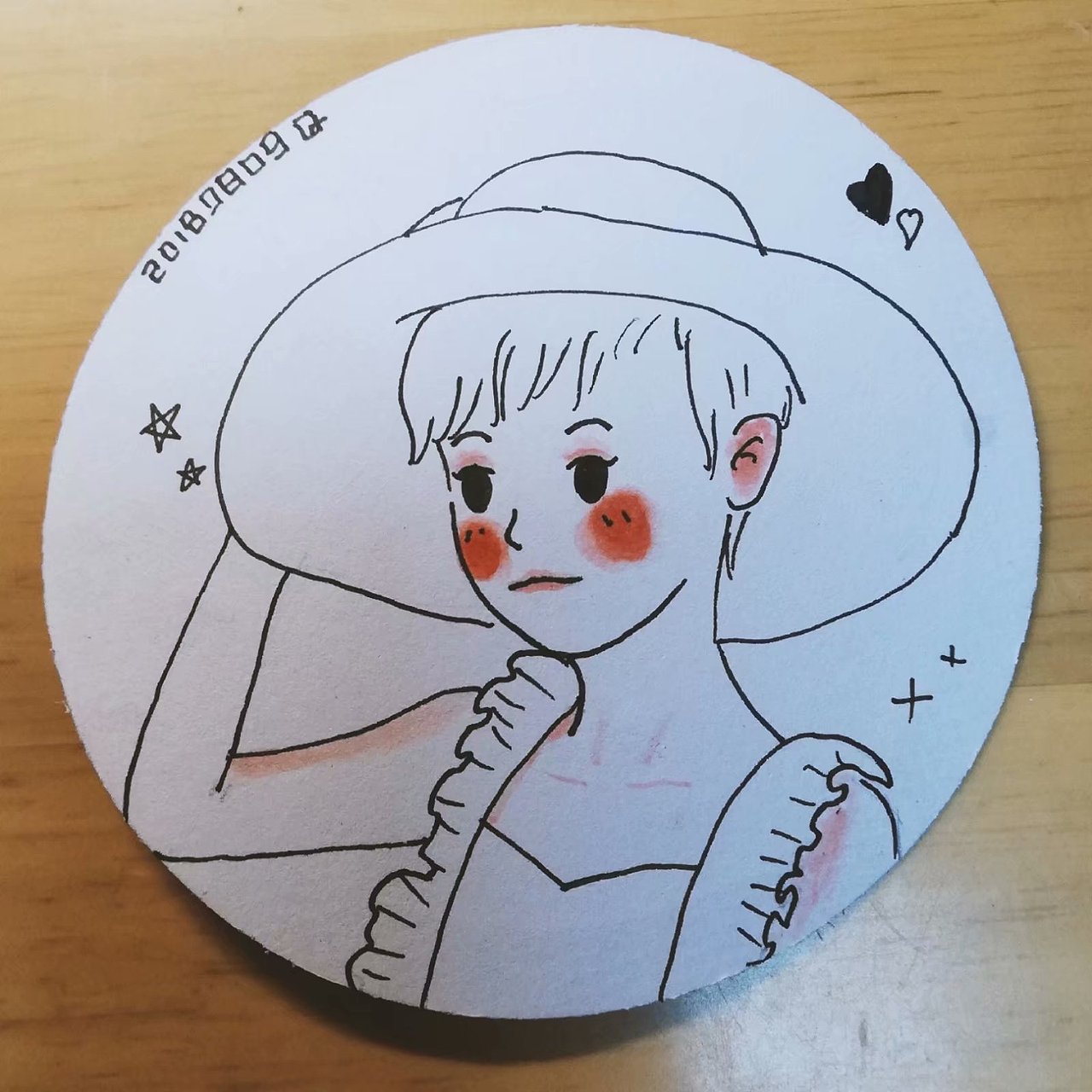 手绘小杯垫（图ZMTI3OTM0NDky） - 绘画 - 站酷设计师小青小青呀原创素材 - 站酷ZCOOL