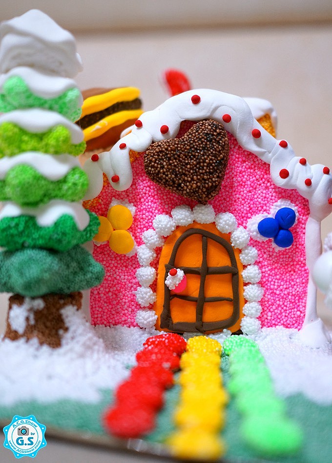 手工哆啦a梦圣诞糖果屋版|手工艺|手办/模玩|g.s_原创作品-站酷zcool