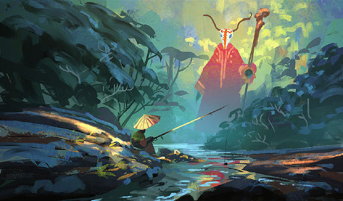 插画丨绘画丨法国概念艺术家quentin regnes作品