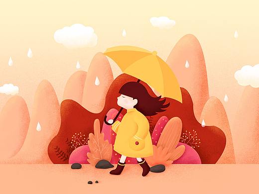 临摹噪点插画