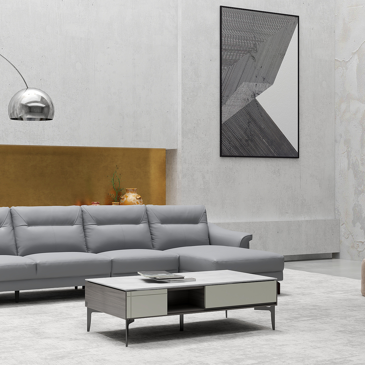 顾家家居场景图渲染与详情设计