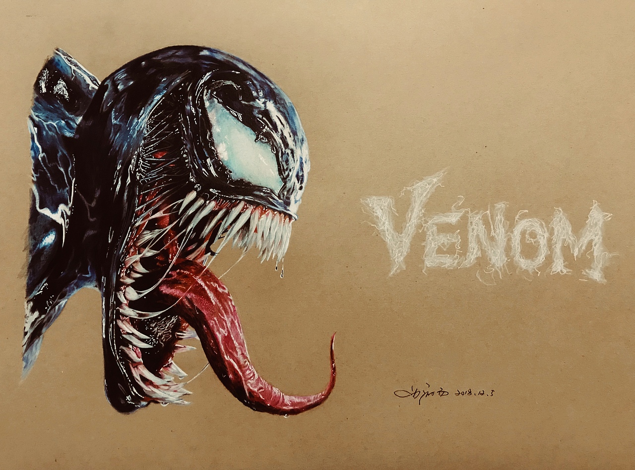 彩铅手绘漫威英雄