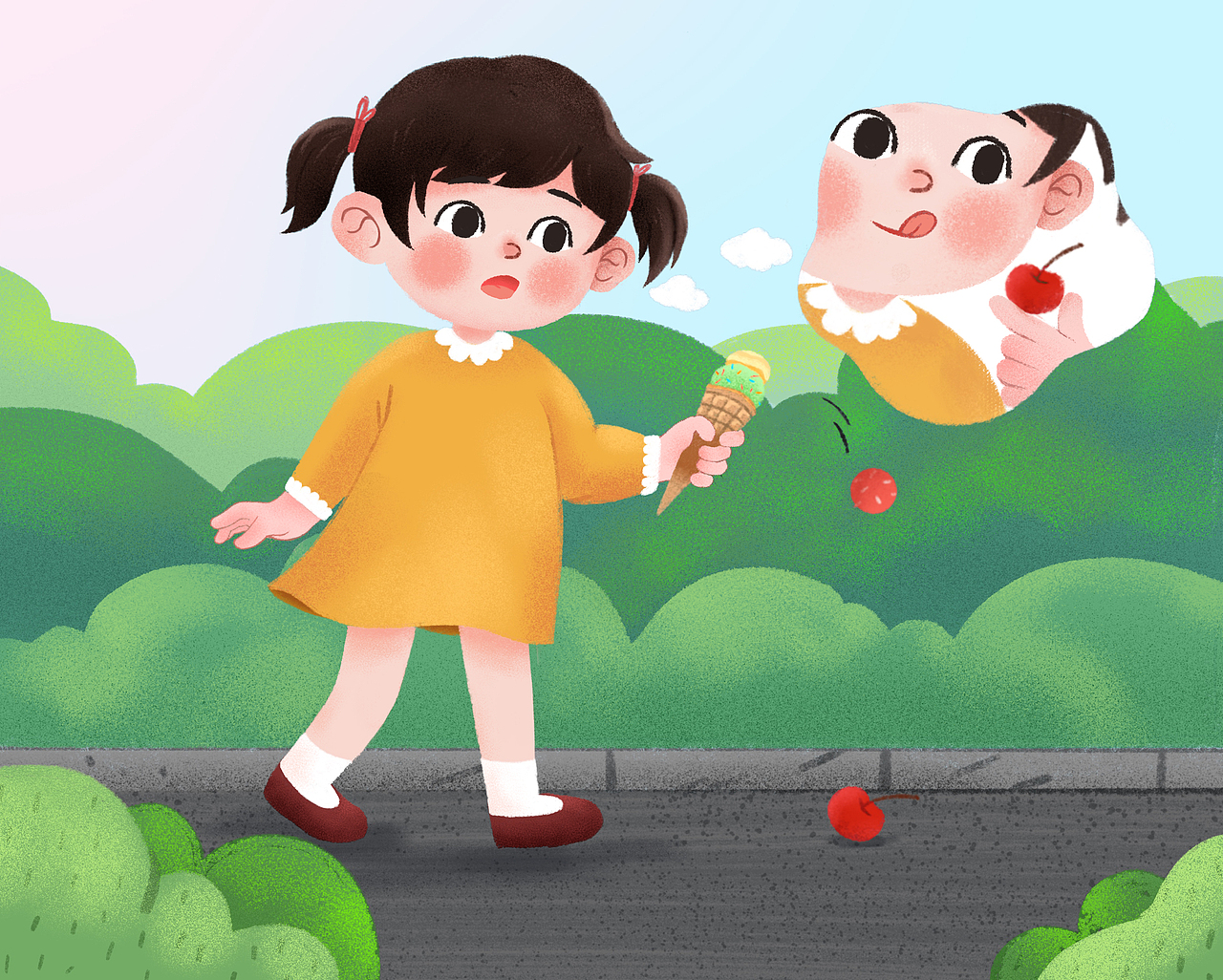 掉落在地上的食物不要吃