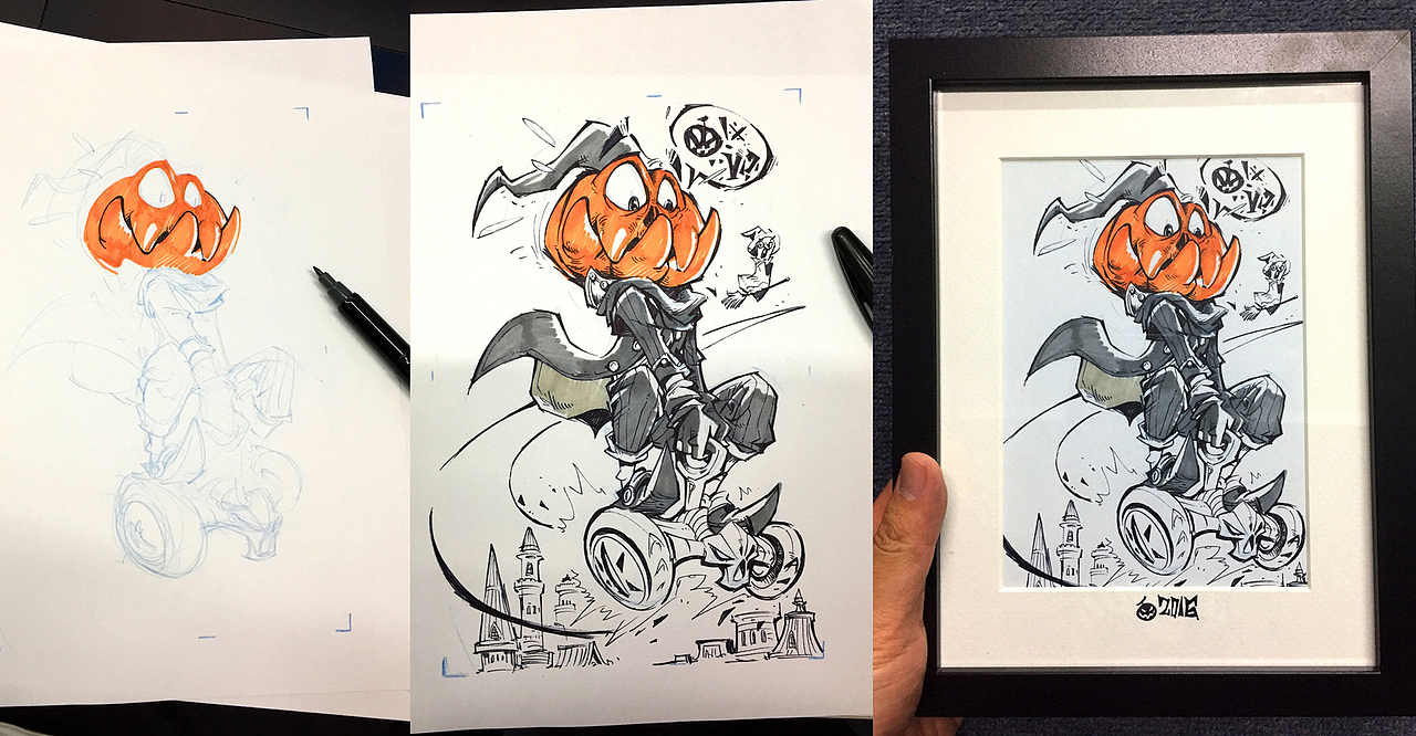 万圣节主题涂鸦（图ZNjIyMzkwMjg=） - 商业插画 - 站酷设计师胖子于斌原创素材 - 站酷ZCOOL