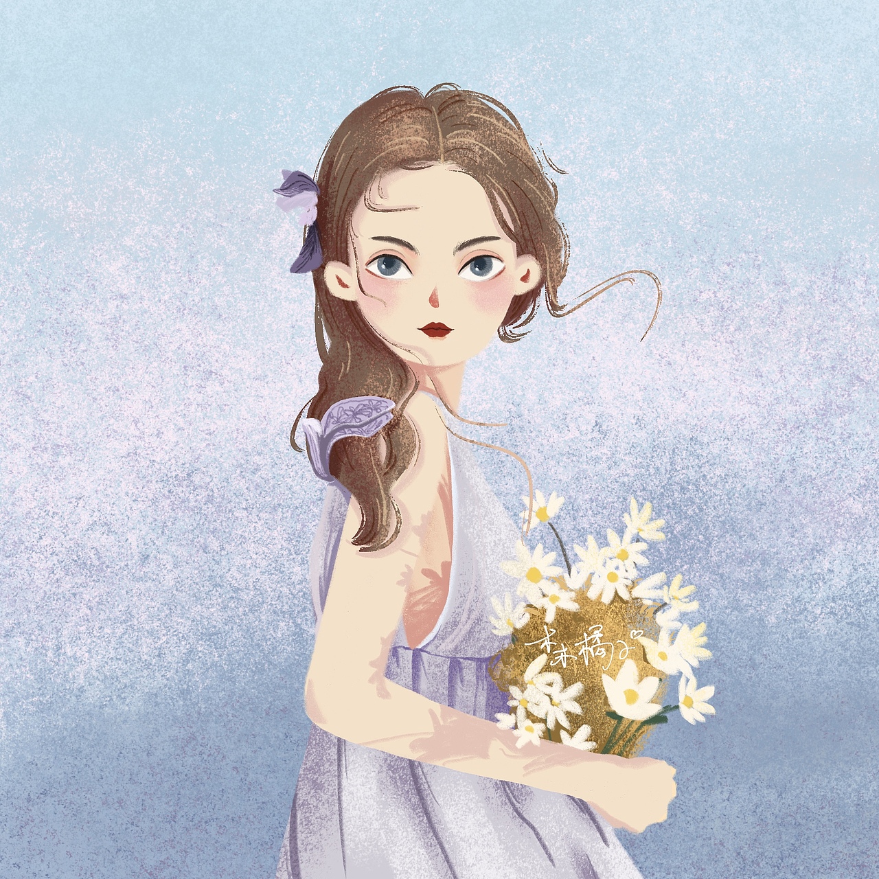 【女孩系列插画】（图ZMjY4Mjg4NDA4） - 创作习作 - 站酷设计师坐在悬崖边边原创素材 - 站酷ZCOOL