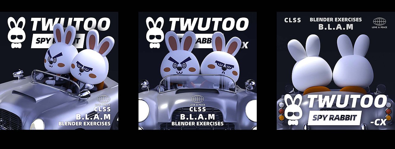 特务兔/TWUTOO（图ZMzI1MzE5OTg0） - IP形象 - 站酷设计师liangwenji原创素材 - 站酷ZCOOL