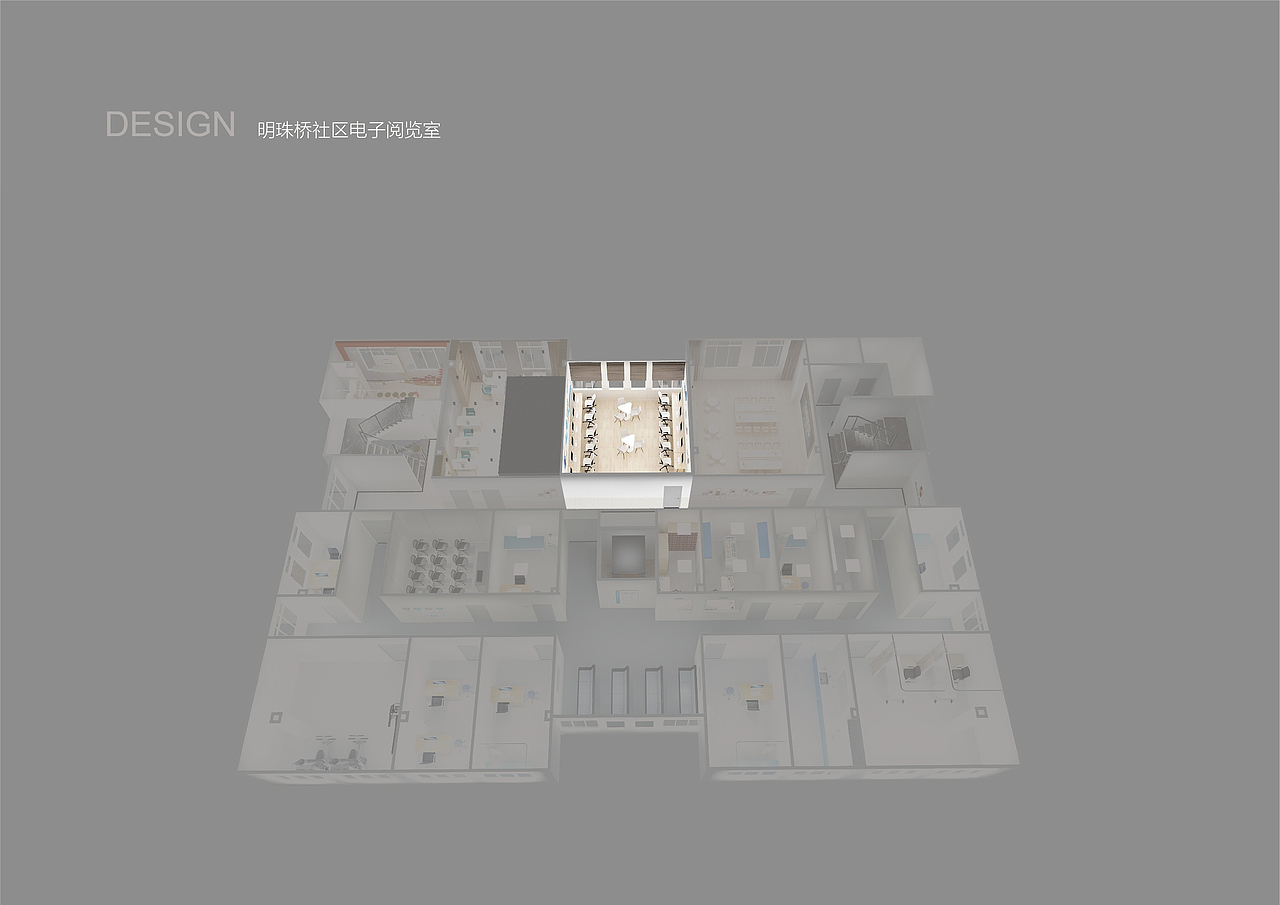 党群服务中心B部分（新时代展厅，阅览室，餐厅）（图ZMjgyMTc4MzEy） - 家装设计 - 站酷设计师一陈怪兽一原创素材 - 站酷ZCOOL