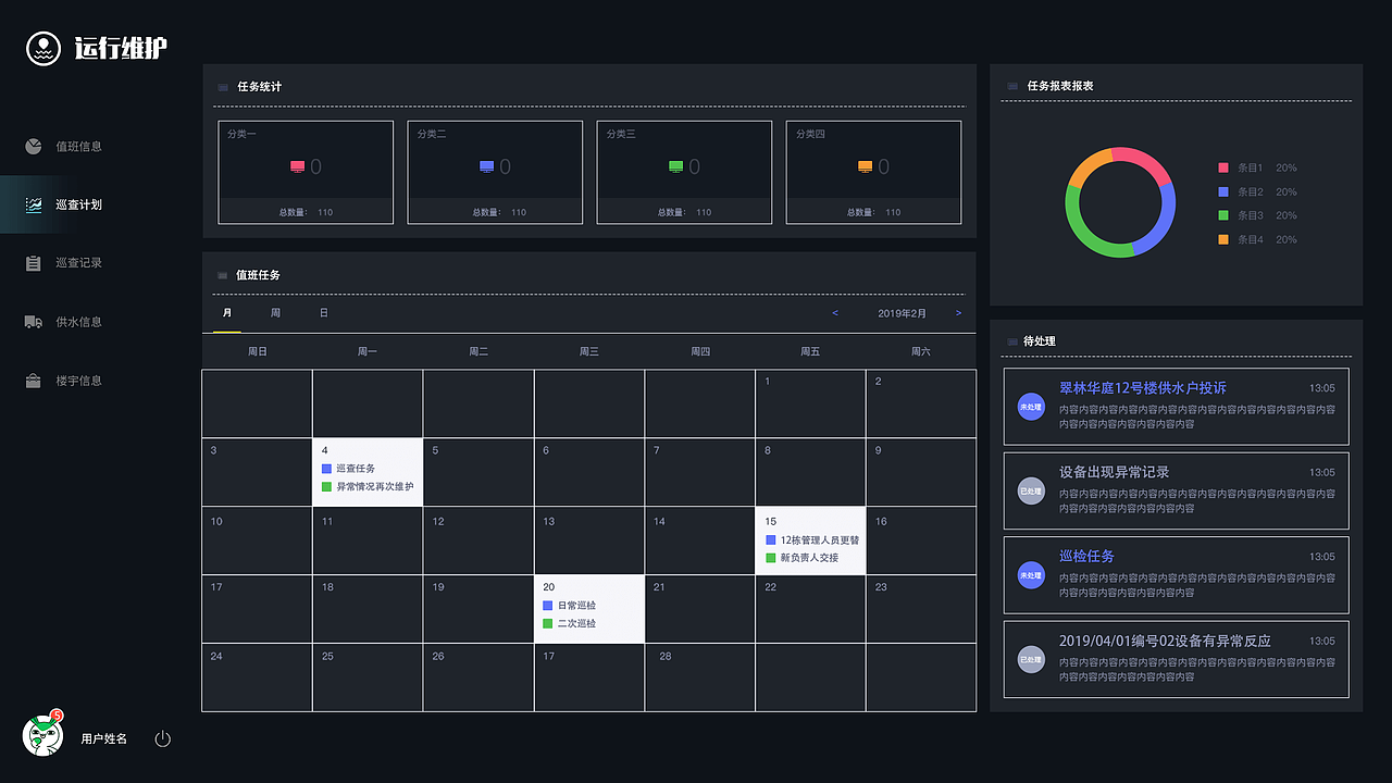 水务 BIM 大屏 大数据 暗黑系 智慧城市 二次供水