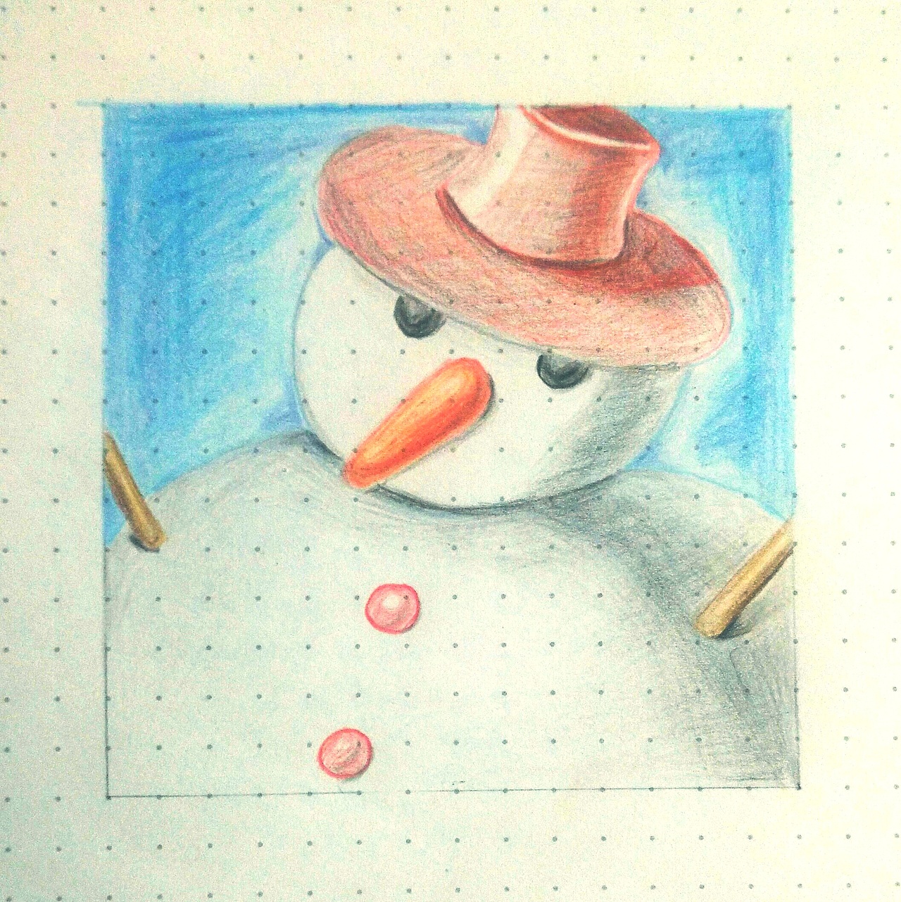 今日大雪 彩铅四季（图ZNjU0MjU4OTY=） - 创作习作 - 站酷设计师嗜血小幸福原创素材 - 站酷ZCOOL