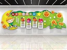 卡通背景墙