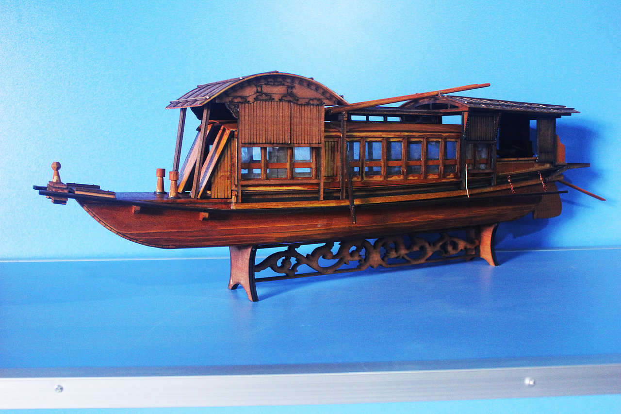 谢楚田2020做的南湖红船