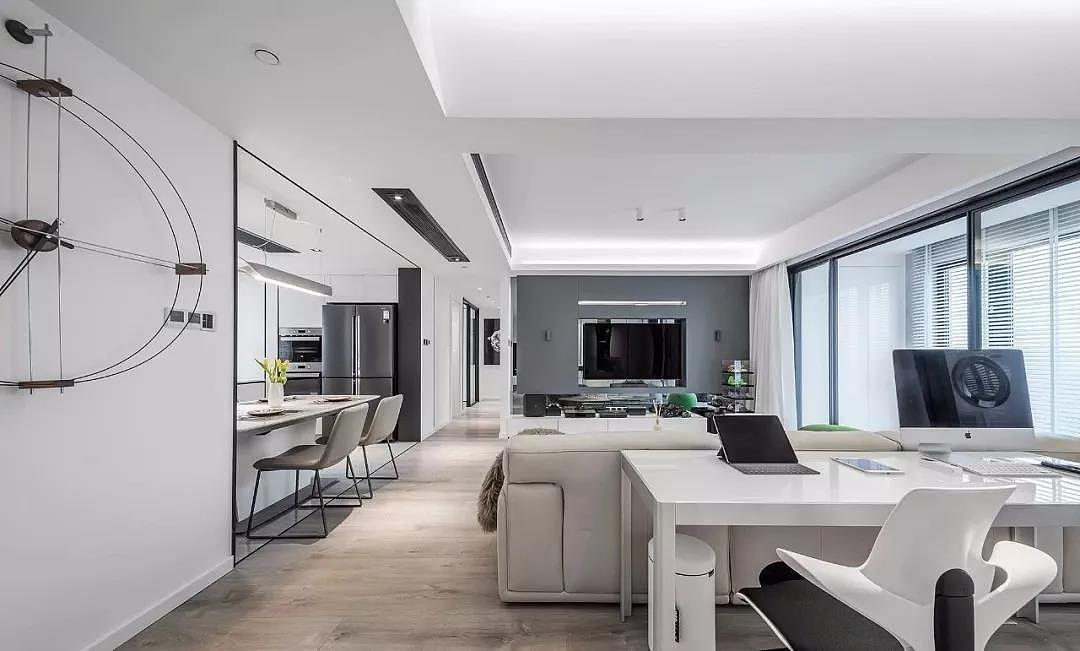 120平高级简约风 精致三口之家