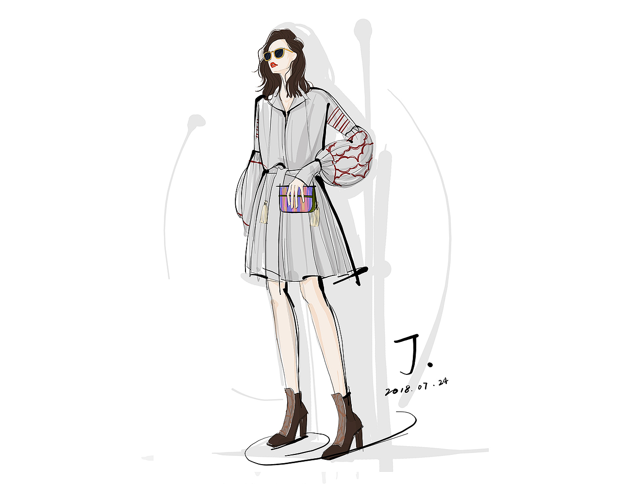 时尚插画 | 服装设计手稿整理