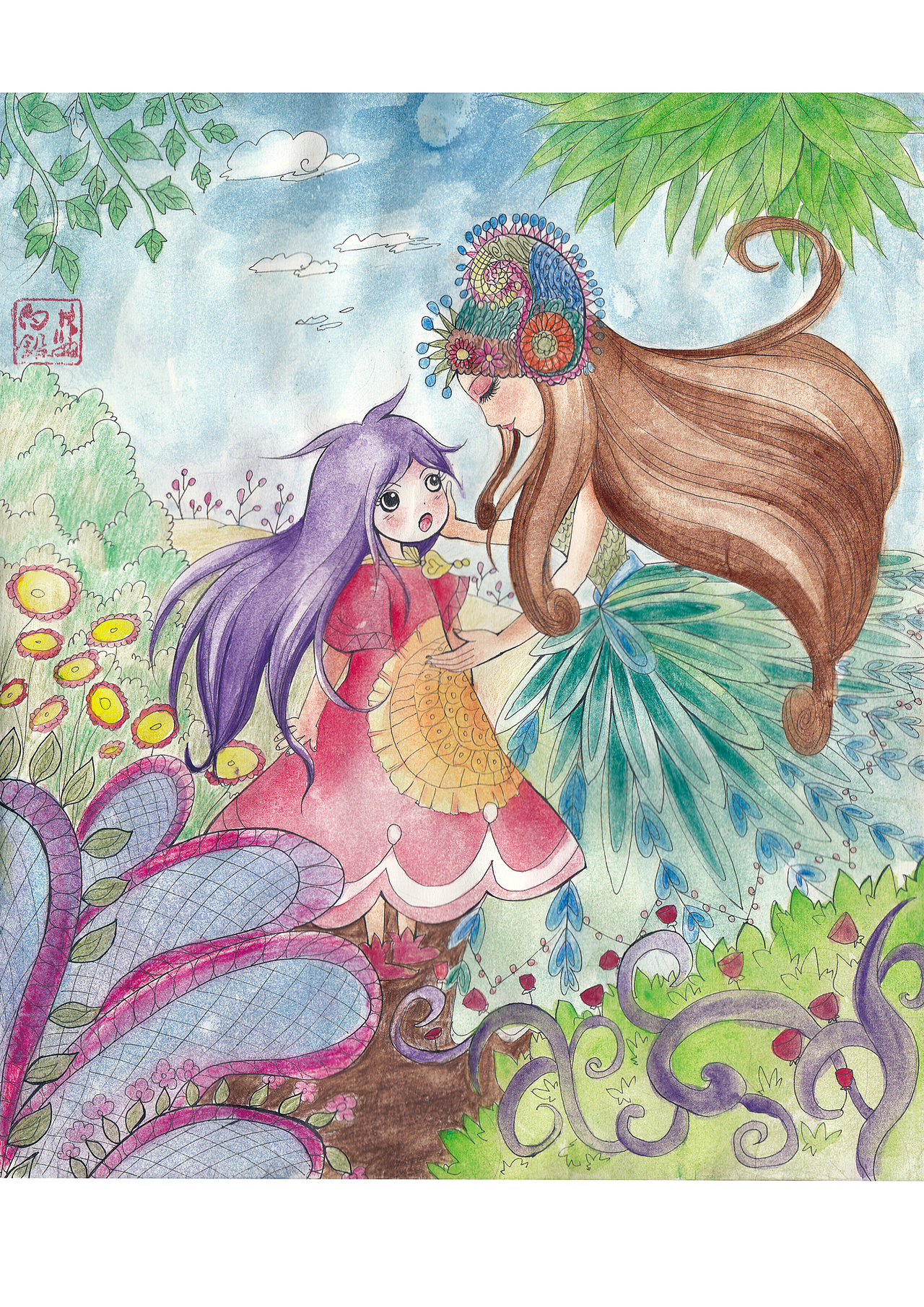 【蓝白铅-手绘水彩画】（图ZNTIwODUzNTI=） - 绘画 - 站酷设计师蓝白铅原创素材 - 站酷ZCOOL
