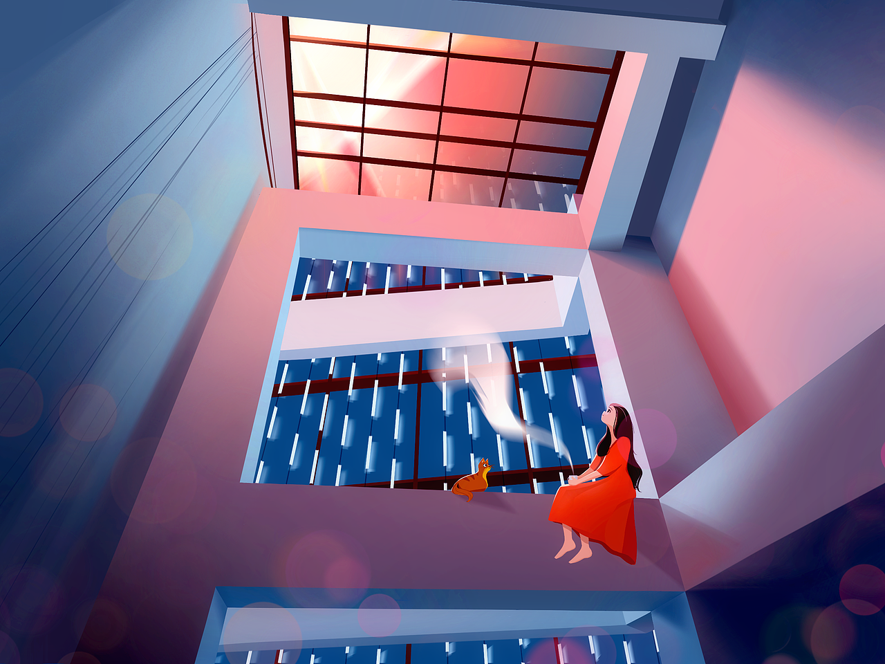 2021插画习作（图ZMjgyNzM4NTY0） - 创作习作 - 站酷设计师送信的灵猫原创素材 - 站酷ZCOOL