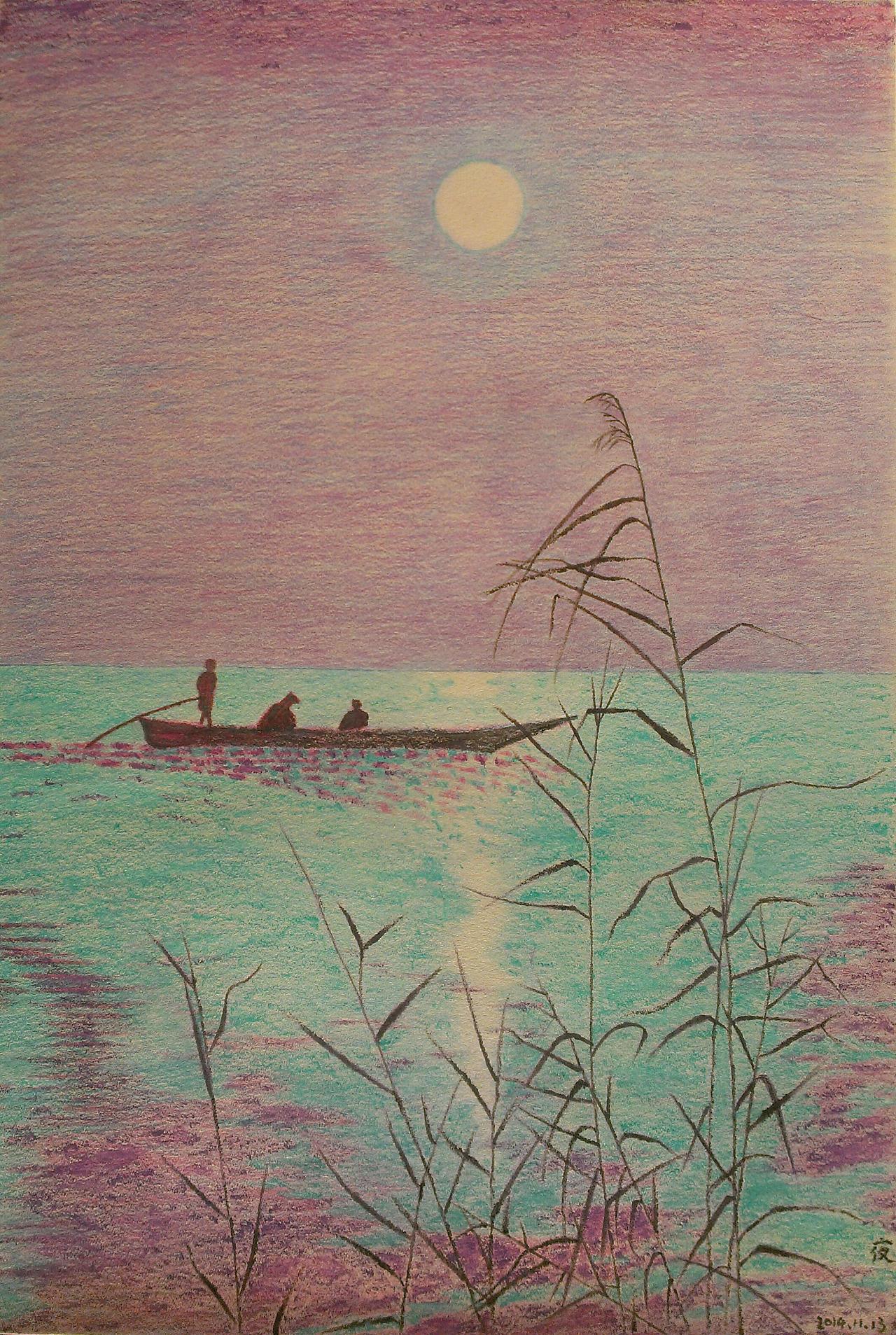 水彩作品《一个人的日落》绘画过程图|纯艺术|绘画|OYHQ欧阳海强 - 原创作品 - 站酷 (ZCOOL)