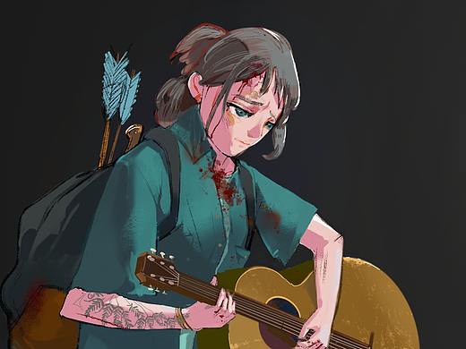 最后的生还者2 Ellie procreate 教程