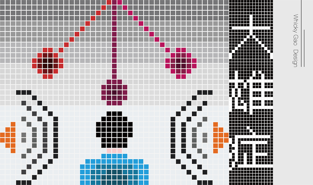 马赛克风格视觉效果（图ZMTExMzMyOTEy） - 图案 - 站酷设计师早起的人儿有鸟吃原创素材 - 站酷ZCOOL