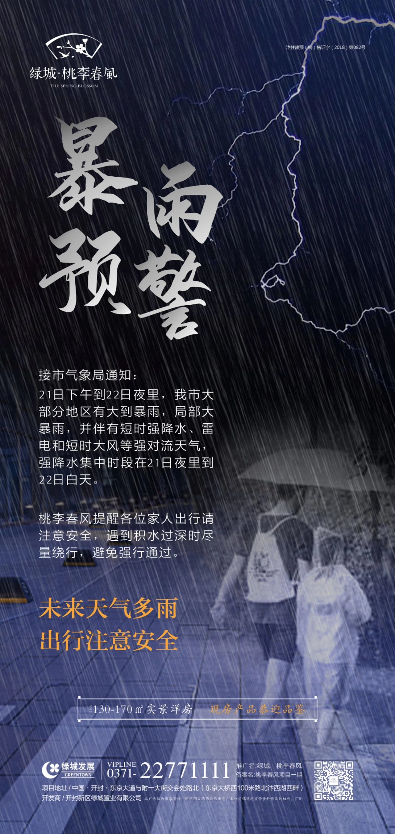 2021房地产天气预报类海报合集赠送