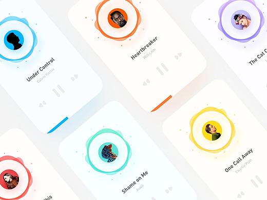 Dribbble 部分作品合集 - 界面篇