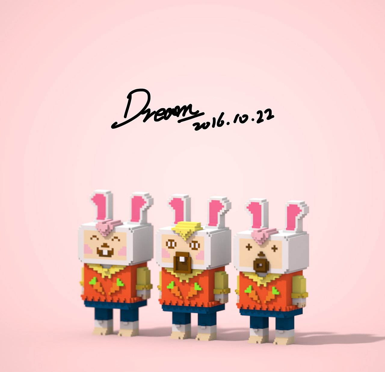 像素立体画,第一次记录