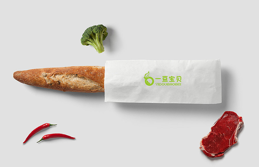 一豆宝贝logo及VI