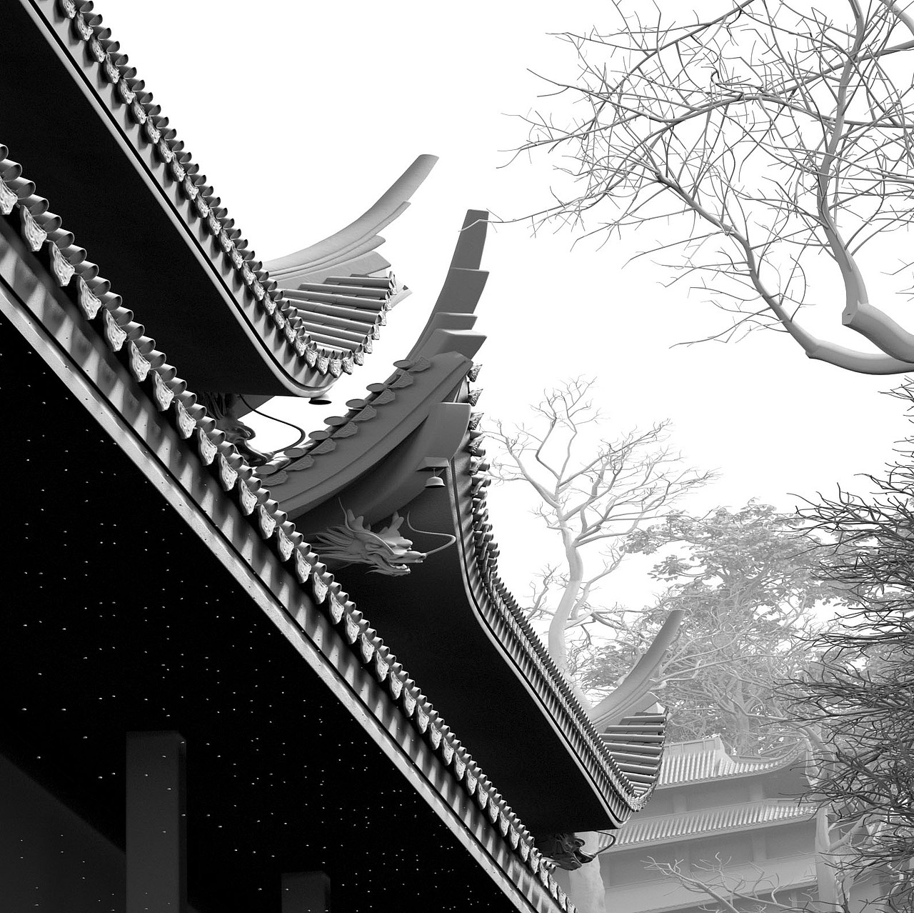 《灵隐の境》三维写实场景创作