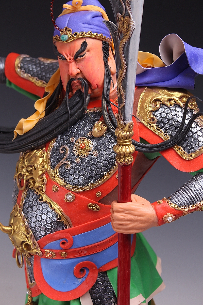 贺加贵面塑（义薄云天）步骤分解（图ZNjYwODQzMTI=） - 手办/模玩 - 站酷设计师贺加贵3D翻糖原创素材 - 站酷ZCOOL
