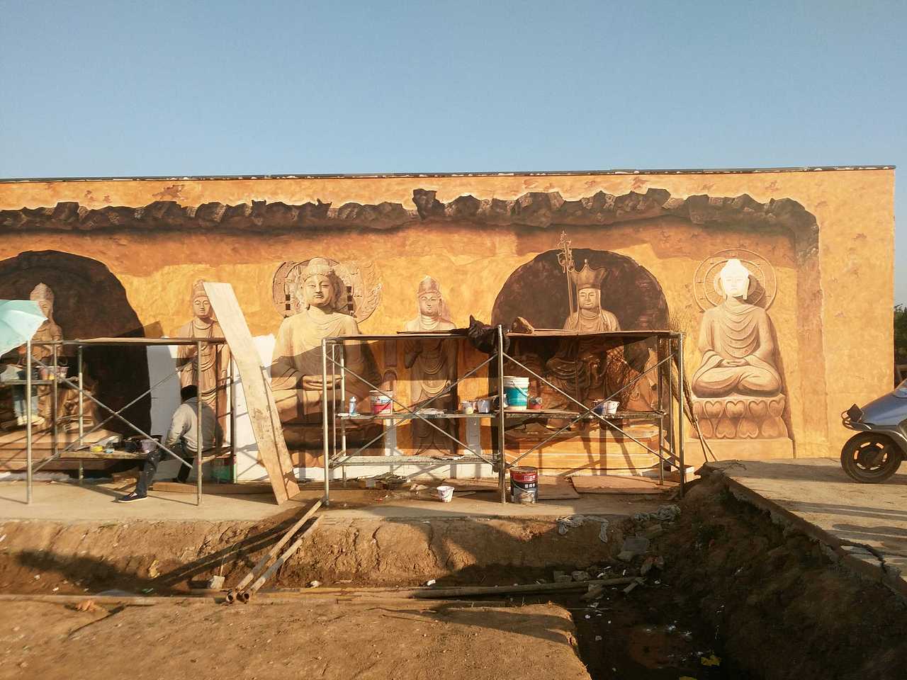 分享收藏临沂手绘临沂手绘光头墙临沂墙绘(手绘)临沂手绘墙绘壁画手绘