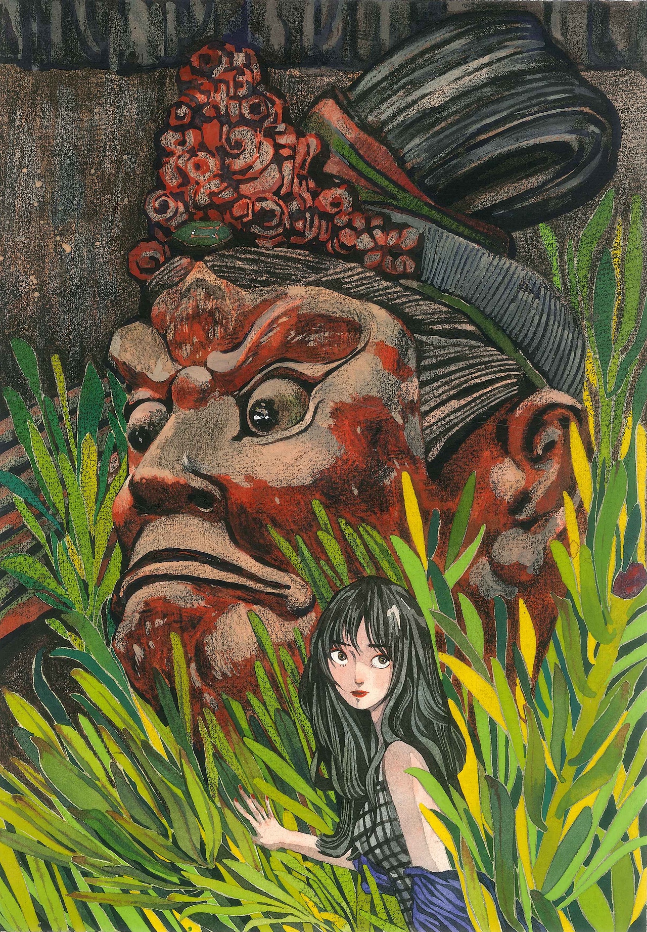 敦煌遗梦（图ZMTMwNjQ2MjYw） - 商业插画 - 站酷设计师找不到地址的月白原创素材 - 站酷ZCOOL