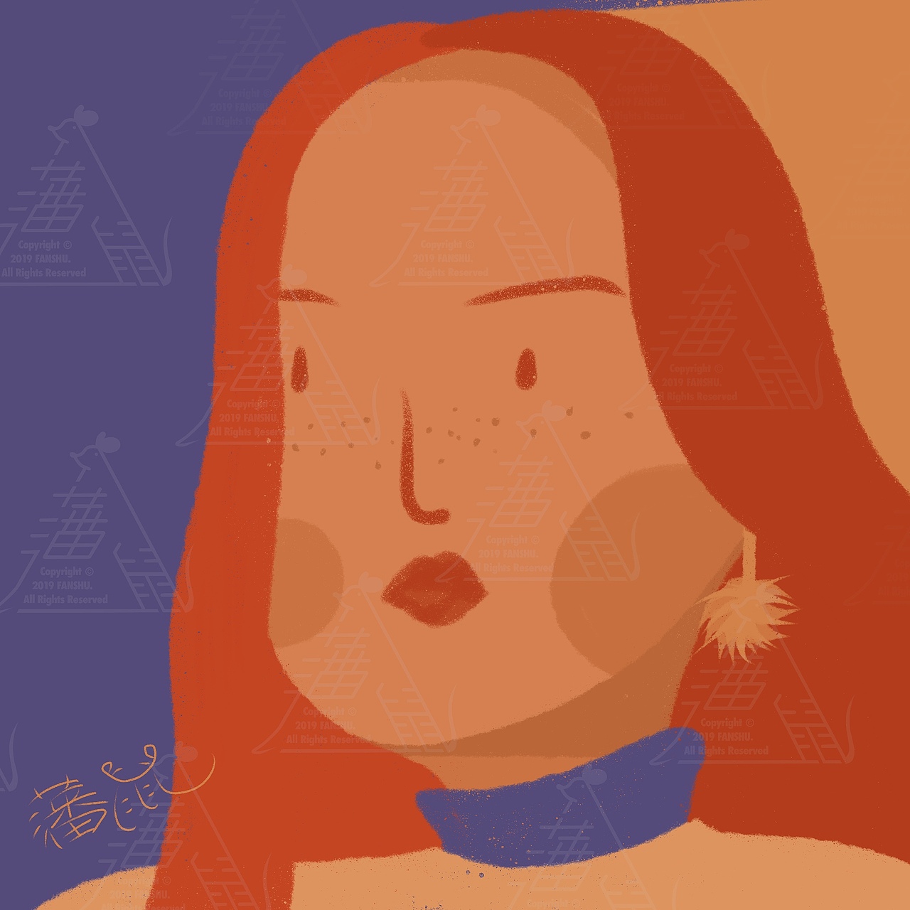 五分钟杂志封面插画-第十三周