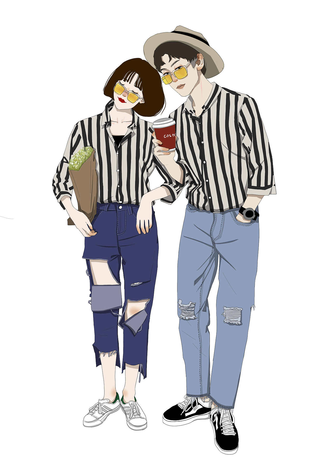 七夕快到啦 四组情侣穿搭