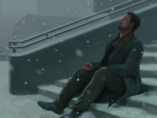 电影截图临摹练习-银翼杀手2049