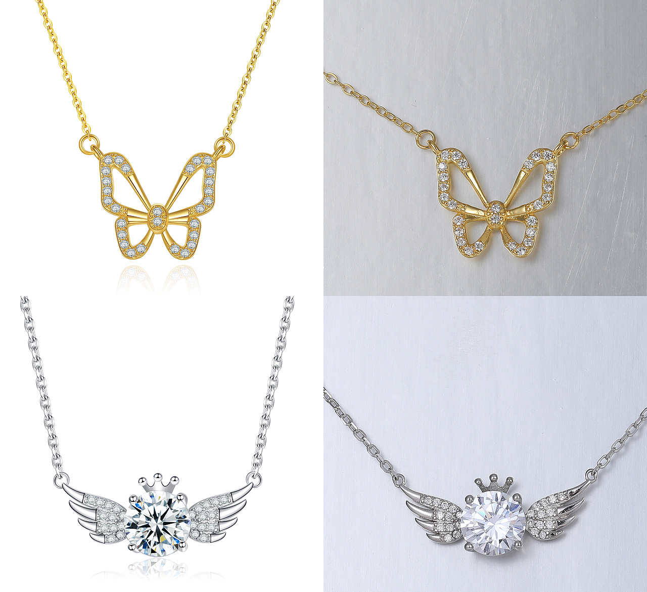 饰品白底场景精修珠宝首饰精细