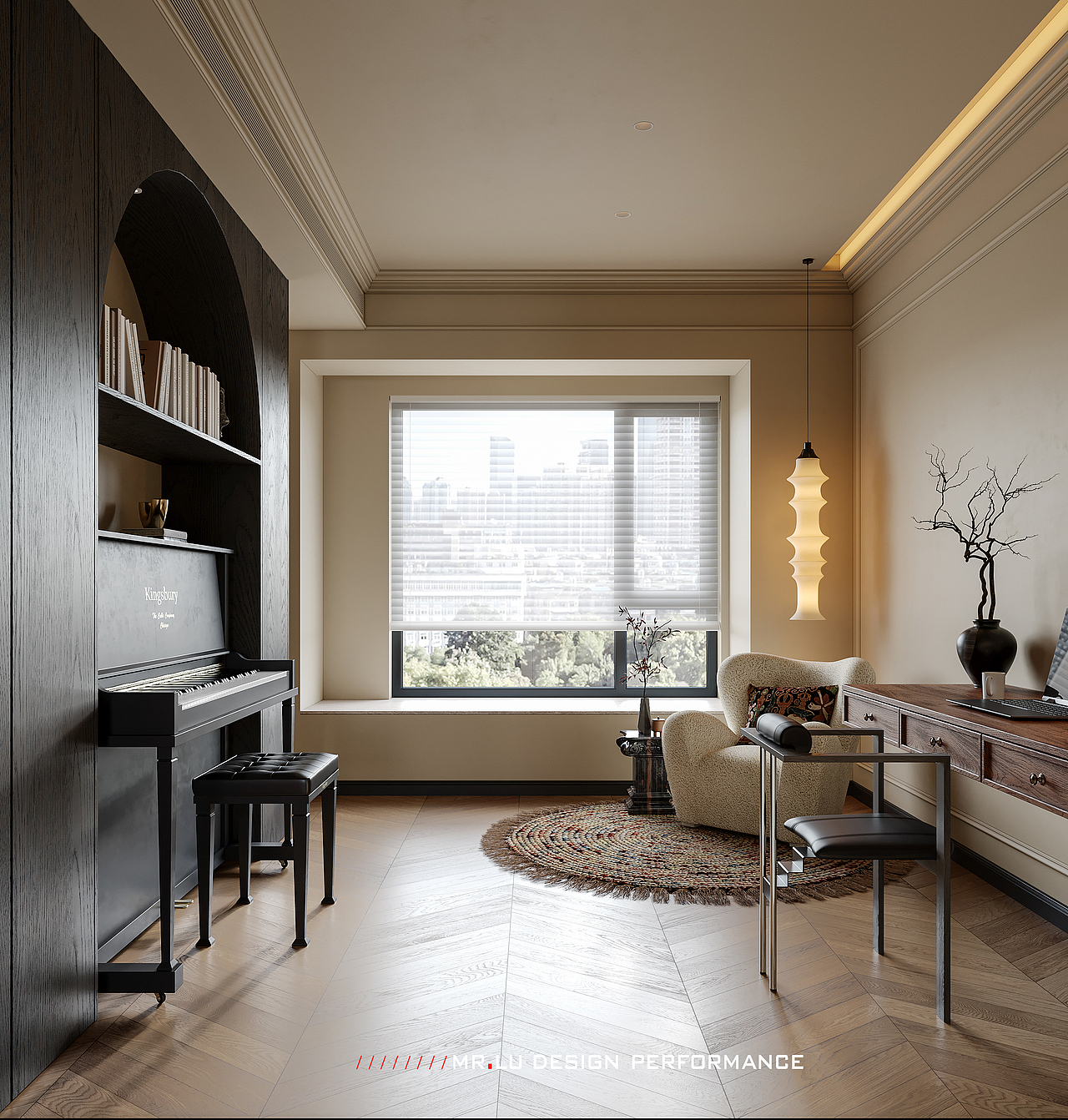 现代复古风格效果图表现（图ZMzYwMzgzNTY4） - 家装设计 - 站酷设计师呜叽唛叽原创素材 - 站酷ZCOOL