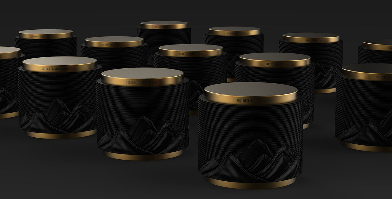  虫草养生茶包装设计 养生茶礼盒包装设计 礼盒包装