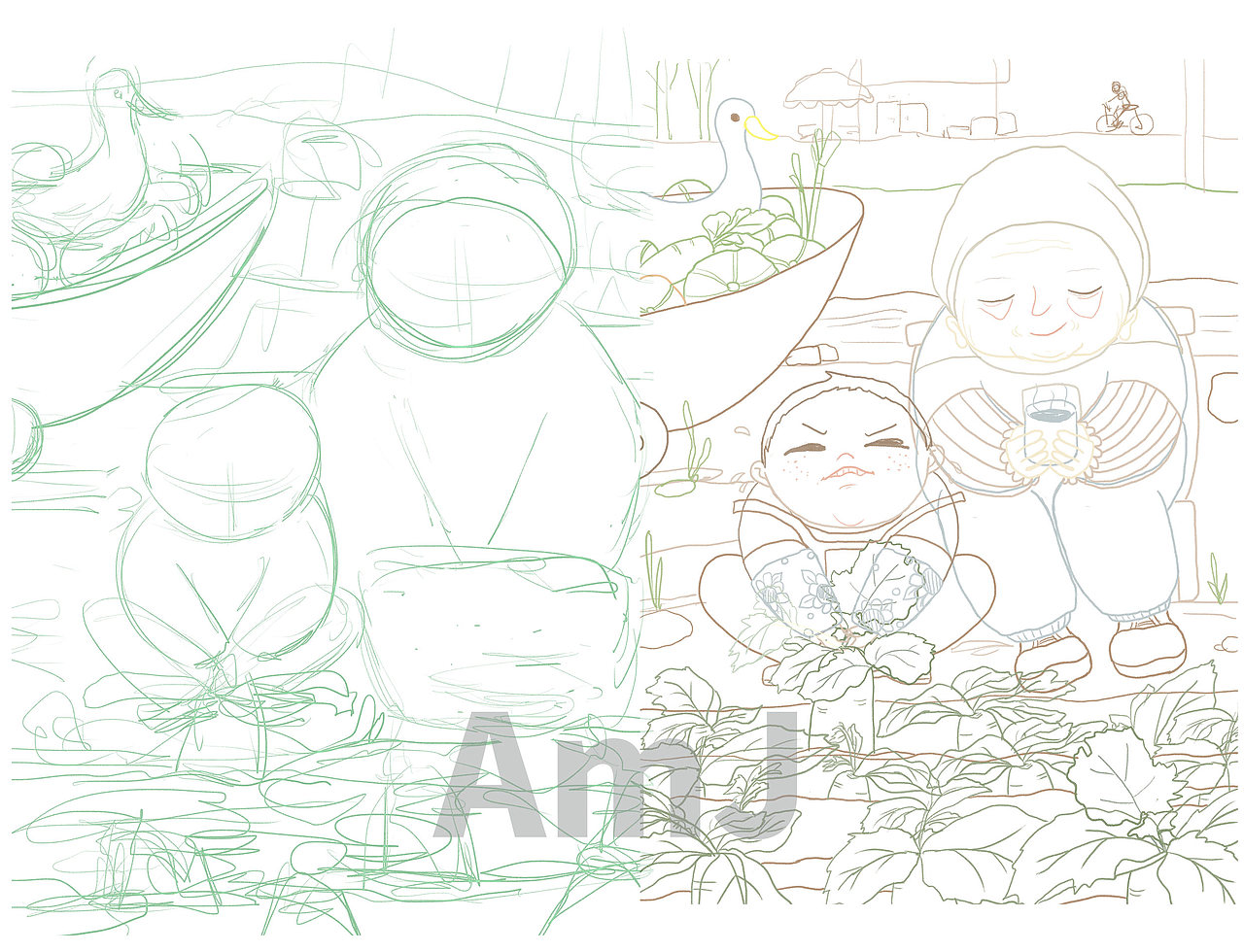 童年活动-今天晚餐（图ZMzE4NjAxOTI4） - 创作习作 - 站酷设计师淮山伯爵AmJ原创素材 - 站酷ZCOOL