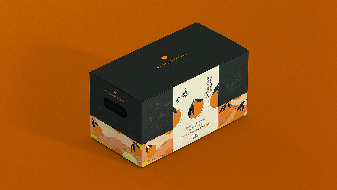 月见好橙-赣南脐橙包装设计