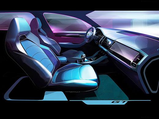 Skoda Kodiaq GT 2019|Sketch（个人主页-ZMzA4MjI0ODQ=） - 交通工具 - 站酷设计师容悦工业设计原创素材 - 站酷ZCOOL